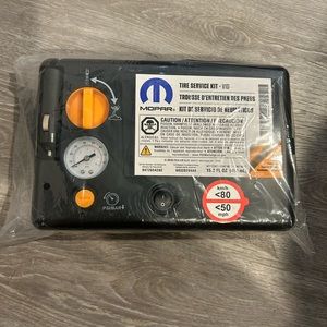 Tire service kit inflator